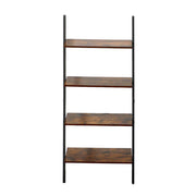 Rustic Ladder Style Iron Bookcase