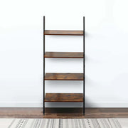 Rustic Ladder Style Iron Bookcase