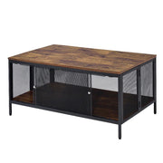 Metal and Mesh Coffee Table