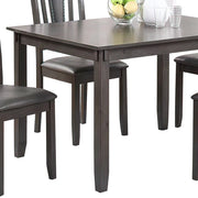 Modern Gray and Brown 5 Piece Dining Set