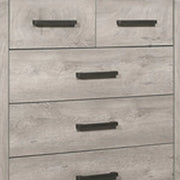 49 Inch 6 Drawer Tall Dresser Chest With Metal Handles - Family Friendly Furniture