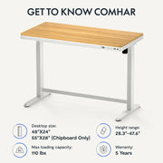 Comhar Standing Desk with Drawers