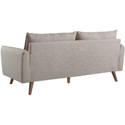 Modern Sofa with with Mid-Century Style Wood Legs