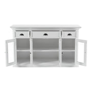 Lidia Modern Farmhouse White Buffet Server - Family Friendly Furniture