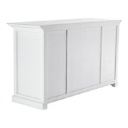 Lidia Modern Farmhouse White Buffet Server - Family Friendly Furniture