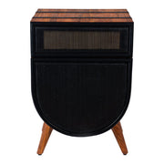 24 Inch Acacia Wood Accent Cabinet - Family Friendly Furniture