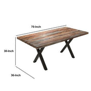 70 Inch Handcrafted Solid Rosewood Dining Table - Family Friendly Furniture