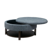 Miller Round Tufted Storage Ottoman