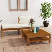 Amalfi 3 Piece Patio Lounge Set - Family Friendly Furniture