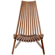 Folding Wood Adirondack Type Chair  - Low Profile - Family Friendly Furniture