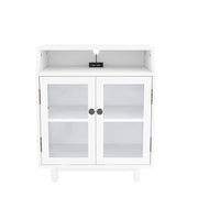 Accent Cabinet with Glass Doors