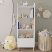 Kid's 4-Tier Bookshelf Organizer