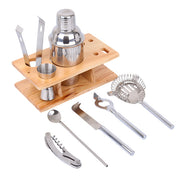 8 Piece Stainless Steel Cocktail, Mixed Drink Set