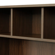 Walnut Desk with Hutch, Walnut