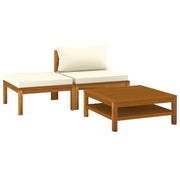 Amalfi 3 Piece Patio Lounge Set - Family Friendly Furniture