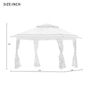 10x10 Gazebo Soft Top Canopy - Family Friendly Furniture