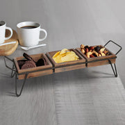 Artisanal Wood Serving Tray - Family Friendly Furniture